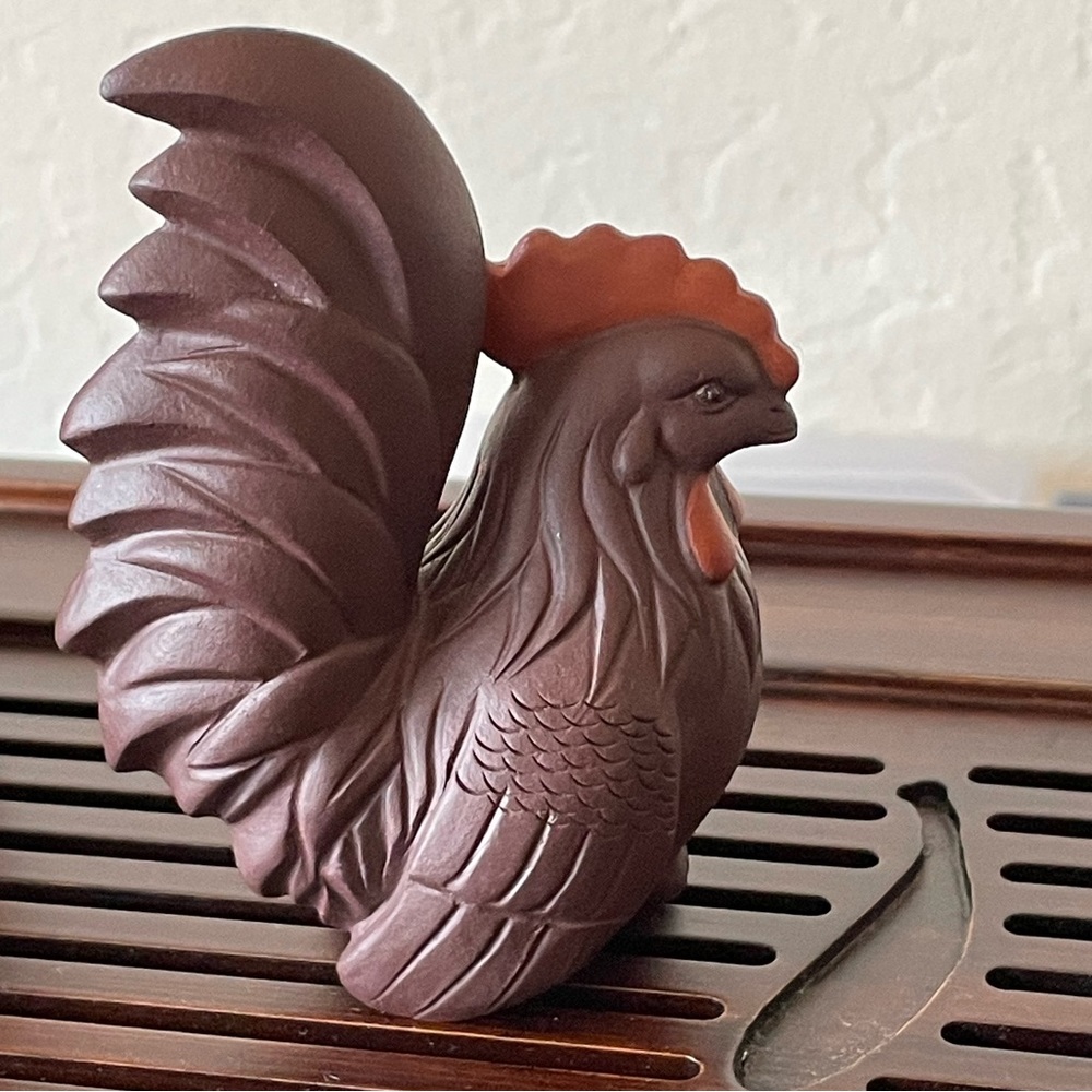 SOLD Rooster Teapet Good Luck Gongfu Kungfu Tea Ceremony Puerh puer oolong